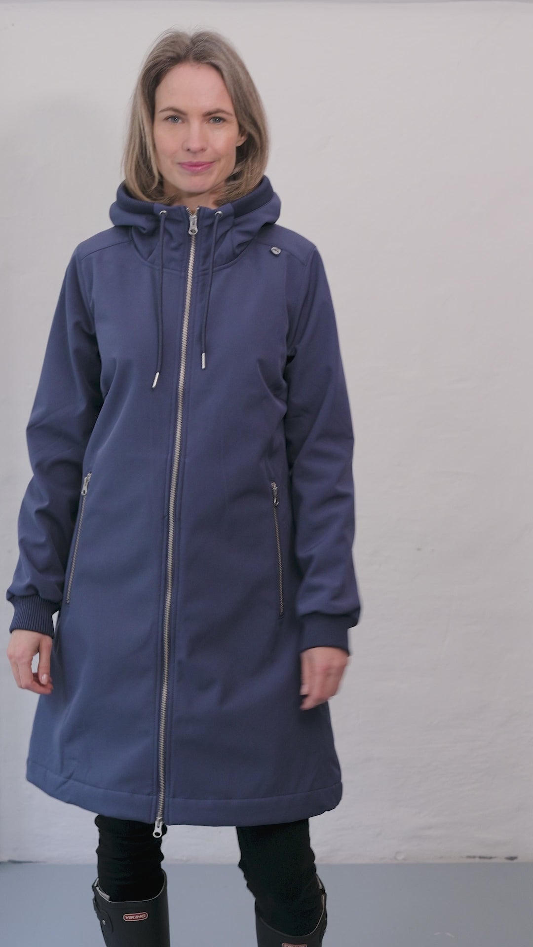 Danejane Softshell Grey Marine