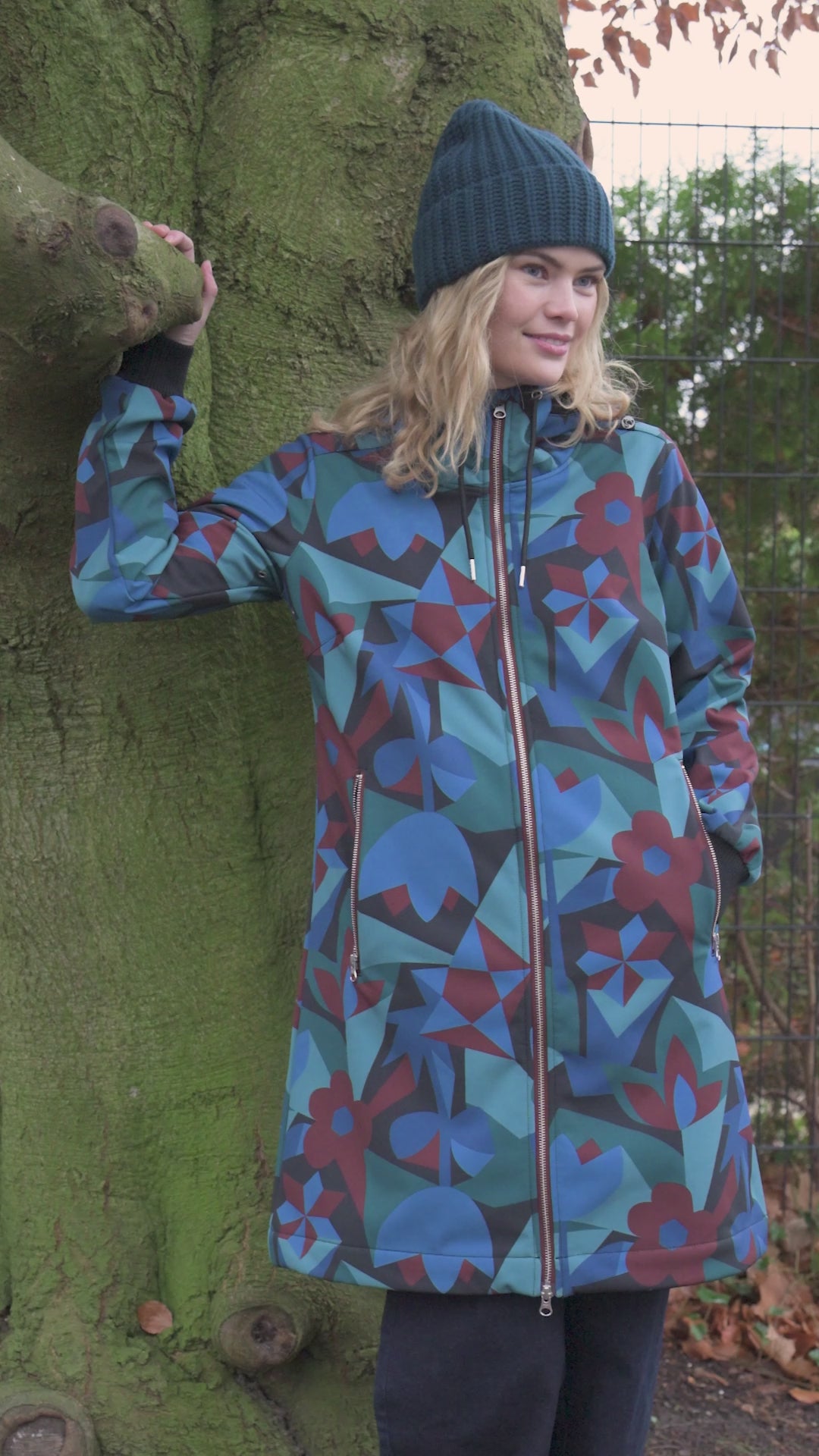 Danejane Softshell Black Merlot GEOFLEUR