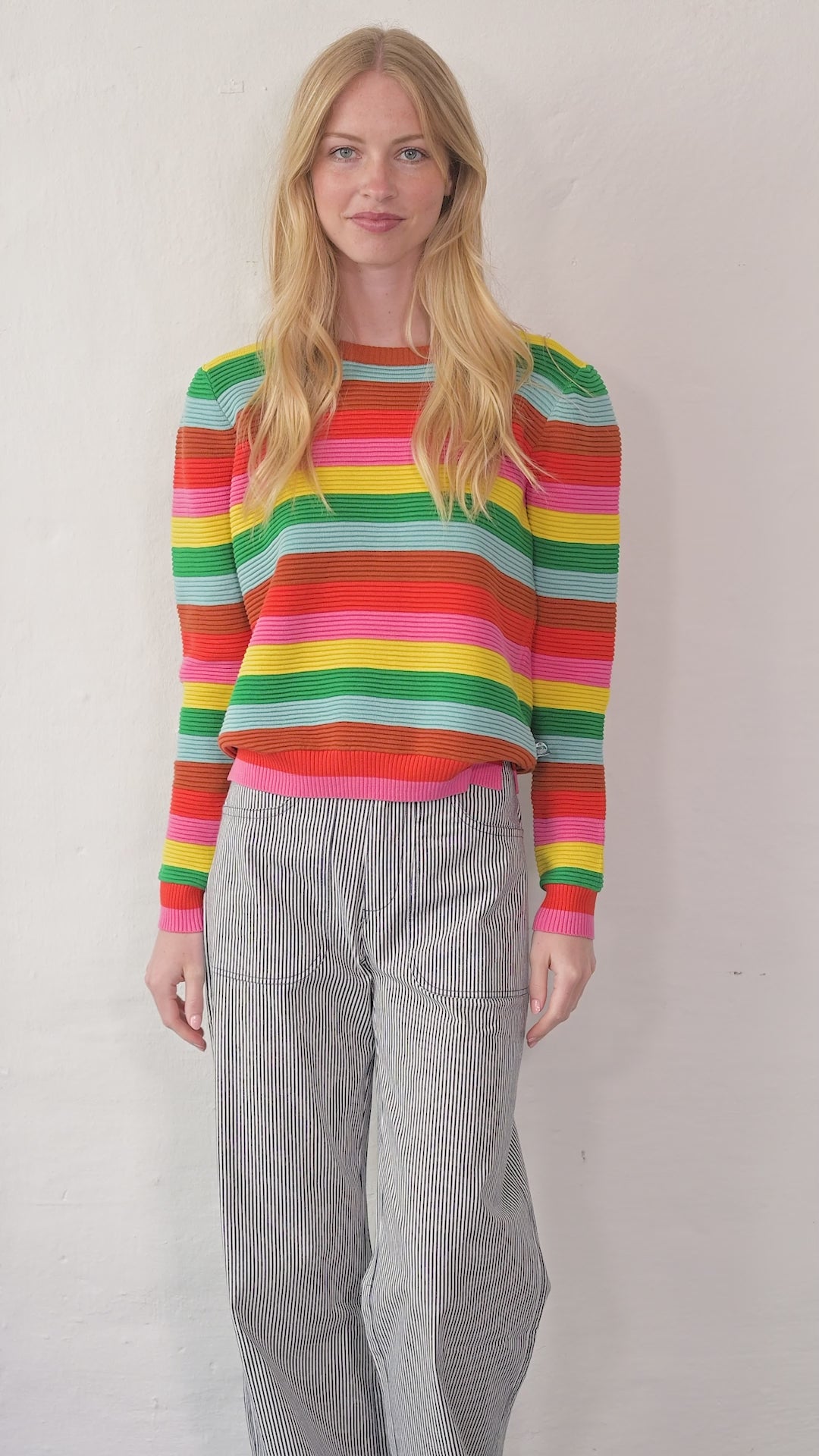 Danepearly 3D Crotchet Knit Sweater BonBon