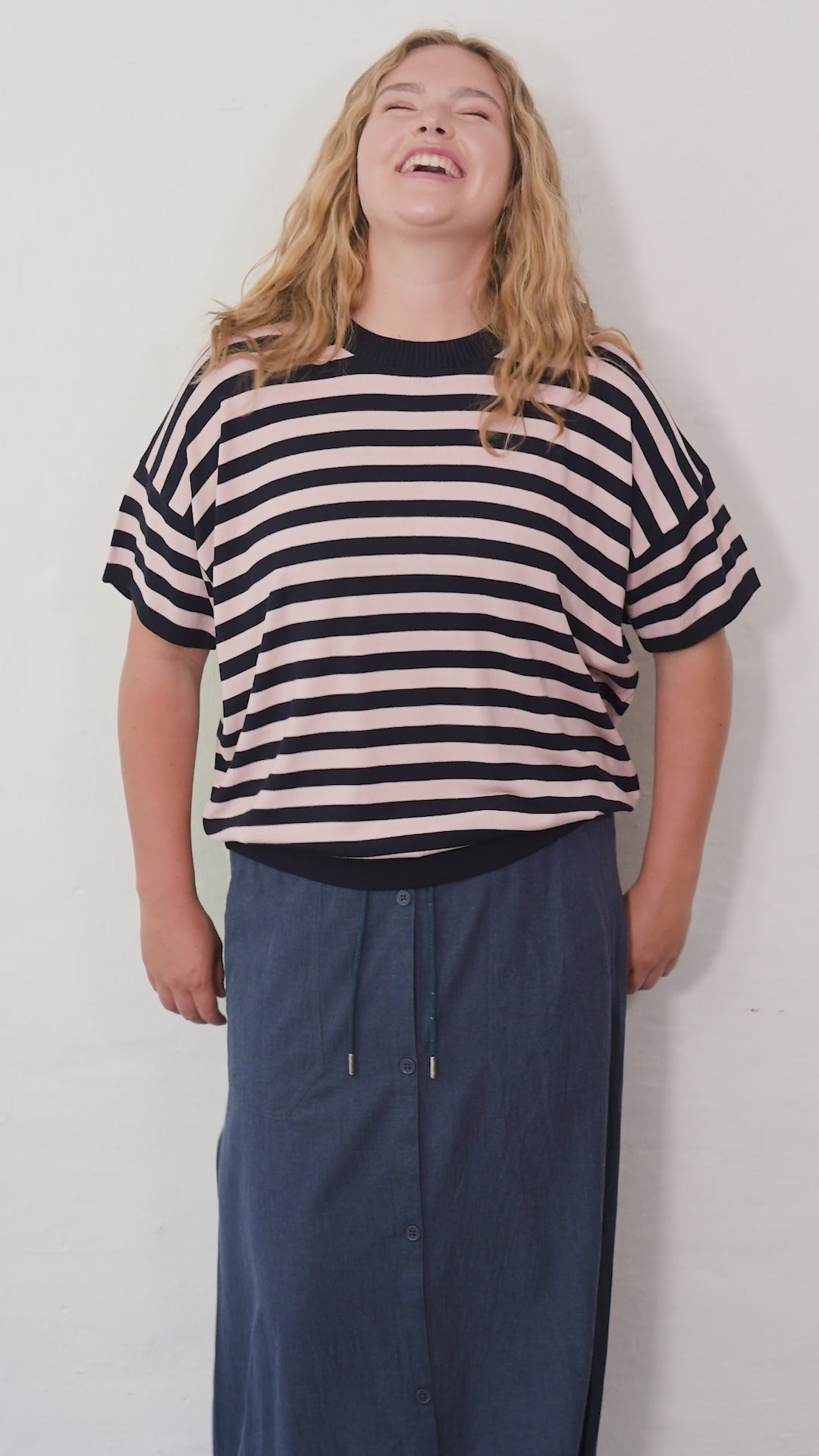 strik bluse til dame