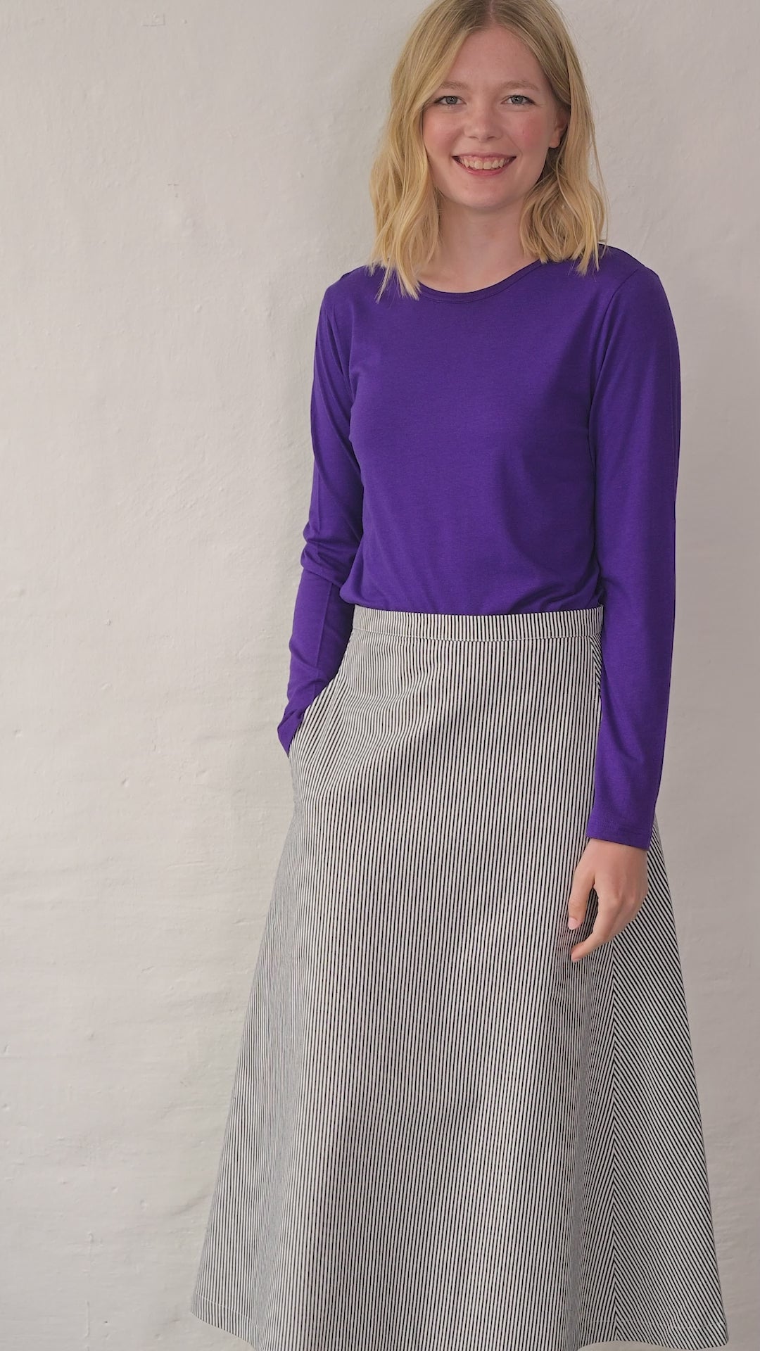 Danejubii LS Modal Tee Shy Purple