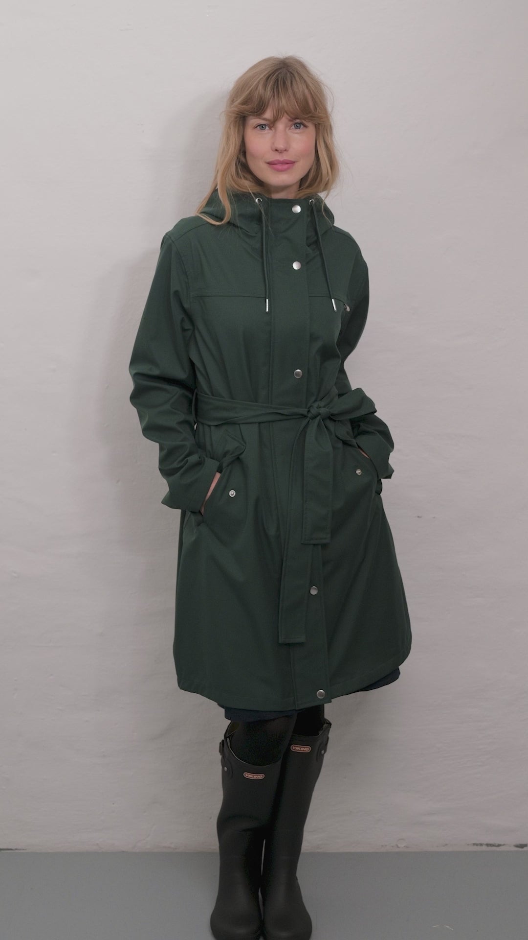 Danerainlover Raincoat Deep Forest