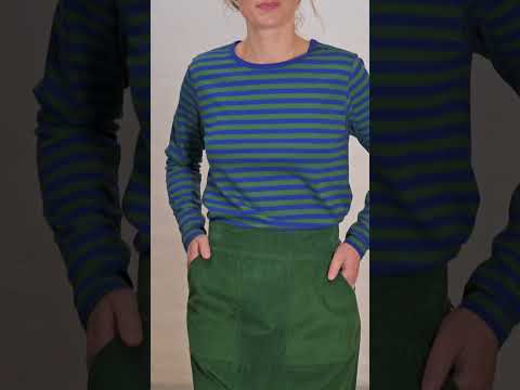 Danemaren Cord Skirt Dark Pine