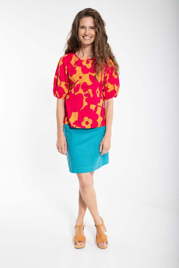 Daneprosecco Shirt Honey/dk fuchsia BLOOM BOOM