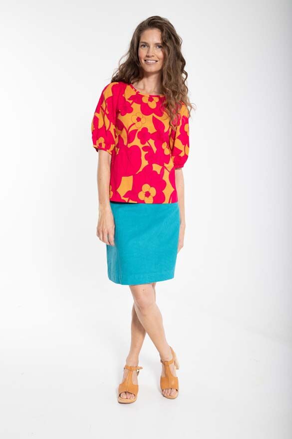 Daneprosecco Shirt Honey/dk fuchsia BLOOM BOOM