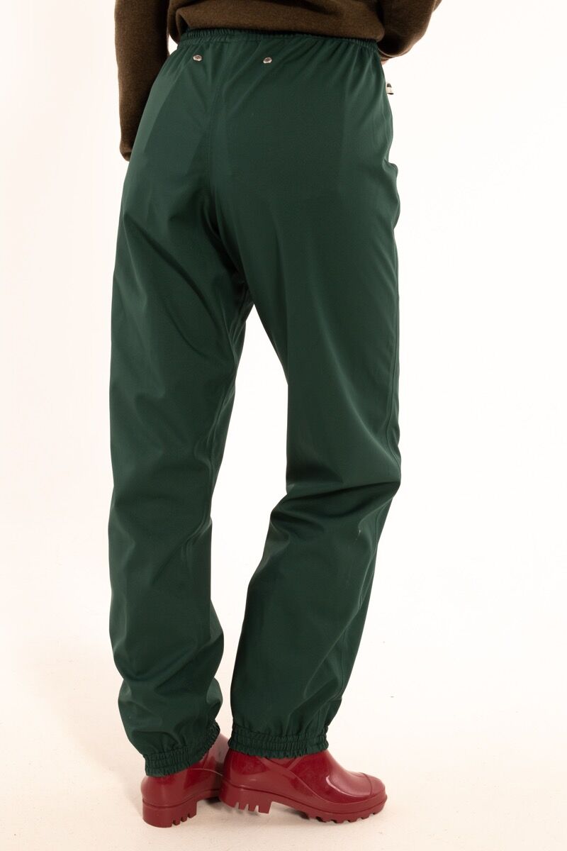 Regnbukser dame i grøn