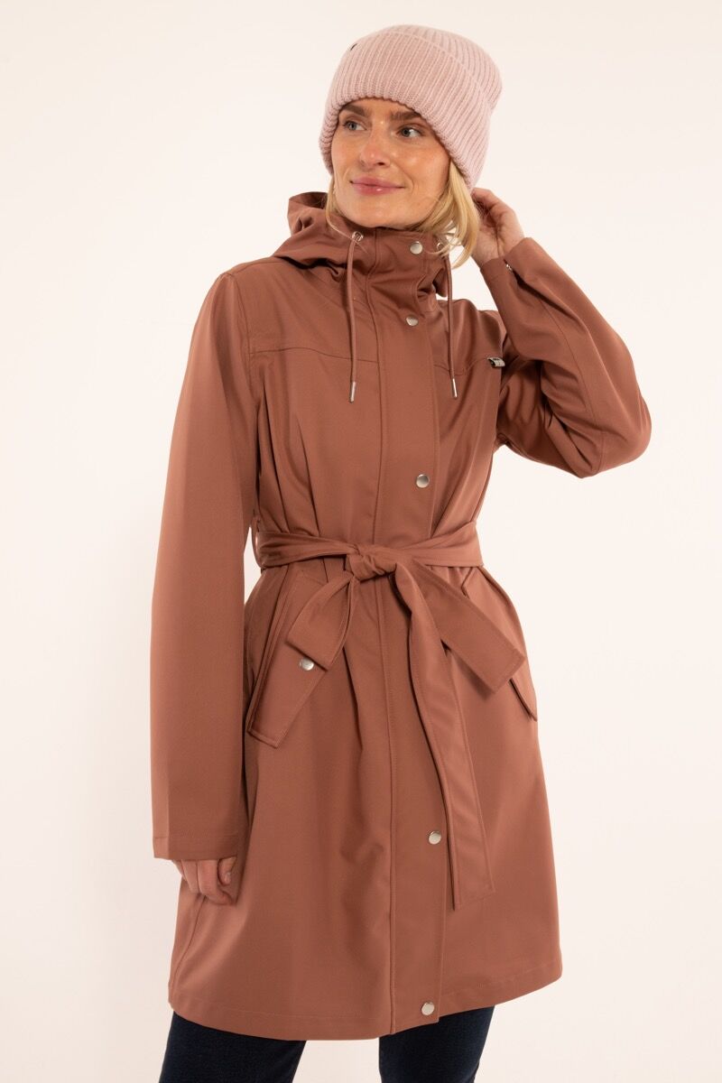 Danerainlover Raincoat Beige Rose