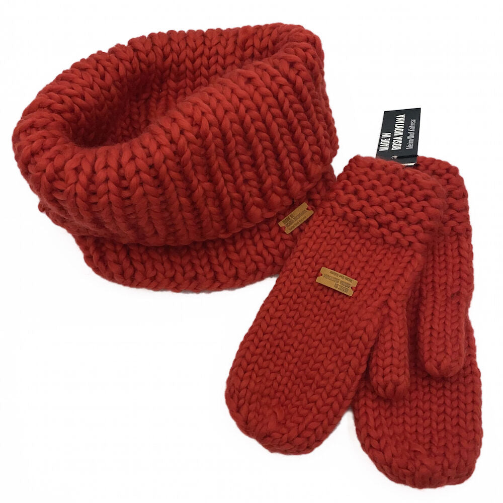 Håndstrikket Merinould Vanter Samba