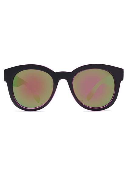 Solbriller Crusheyes REFUGE Black/Pink Mirror