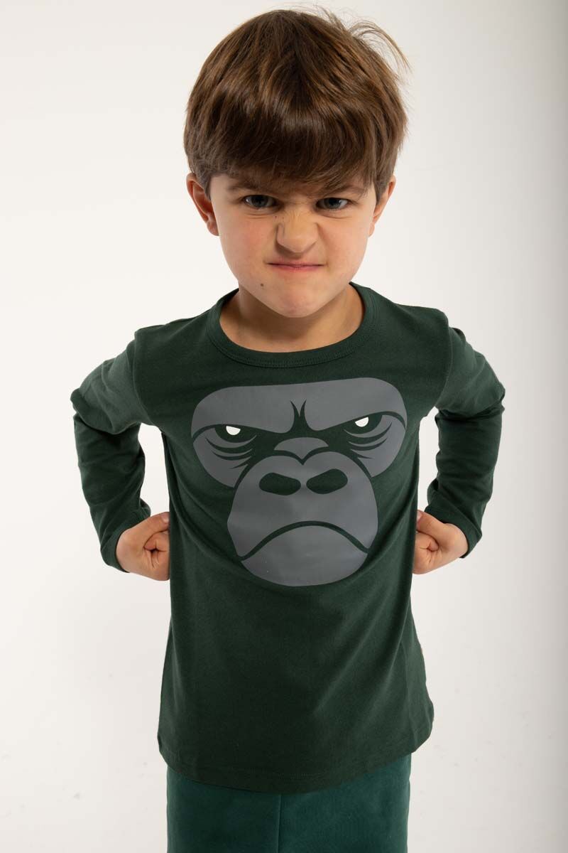 Bluse til Børn med Gorilla