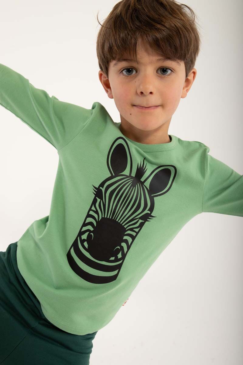 Bluse med Zebra