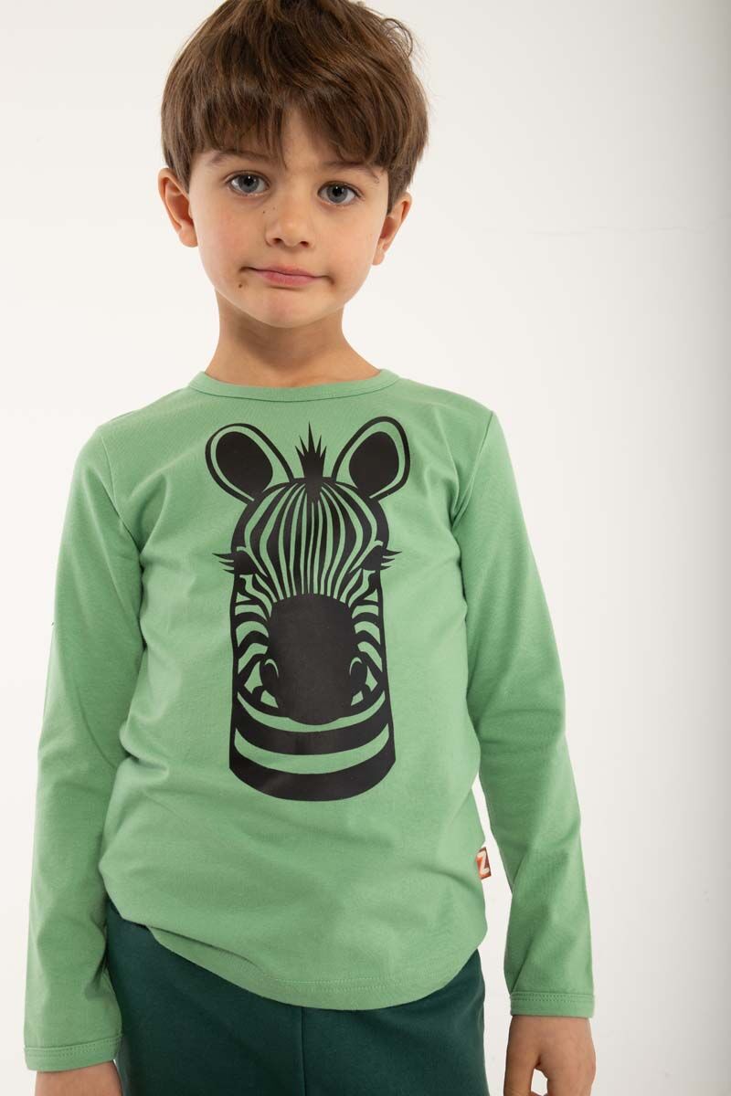 Bluse med Zebra