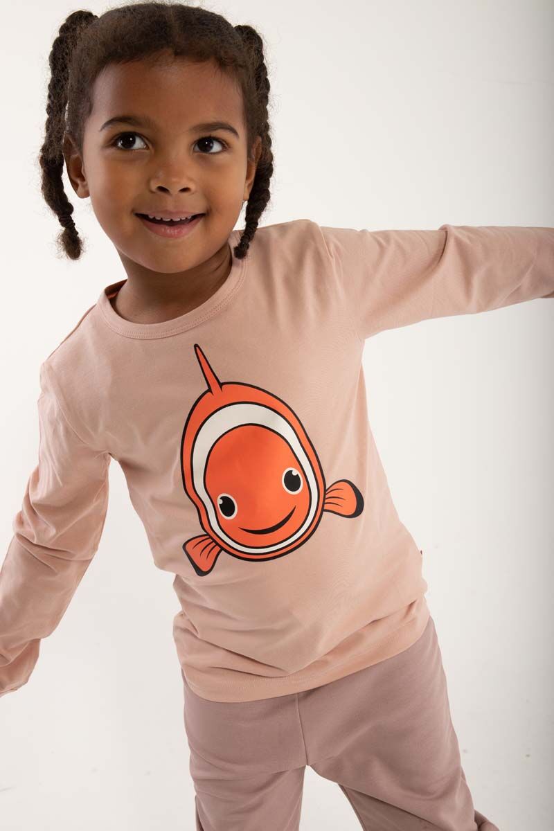 Bluse med klovnefisk