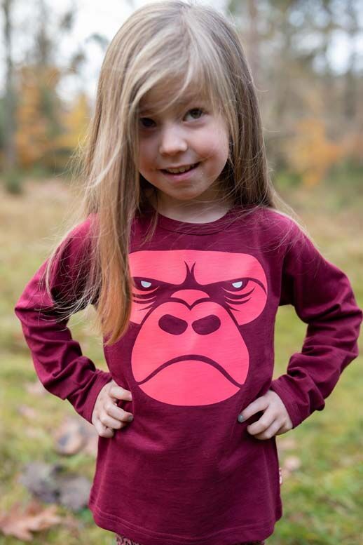 Bluse til Børn med Gorilla