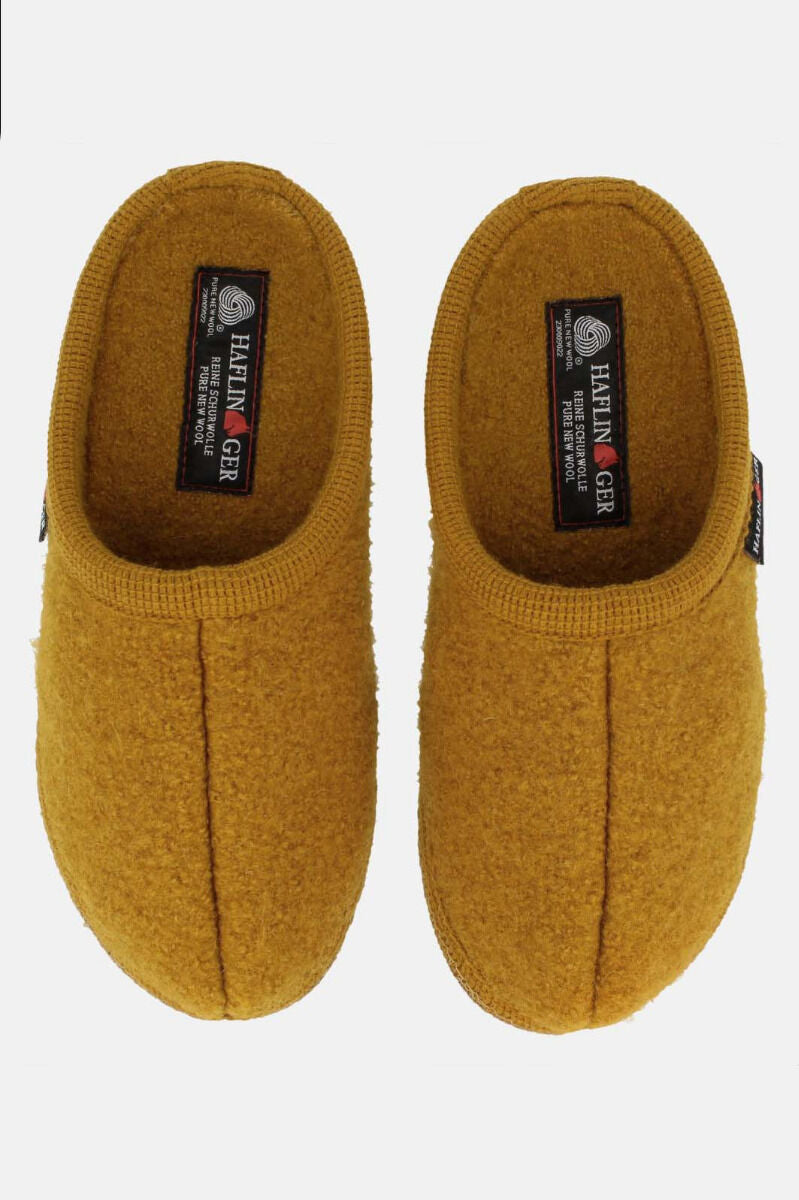 Haflinger Alaska Hjemmesko Mustard