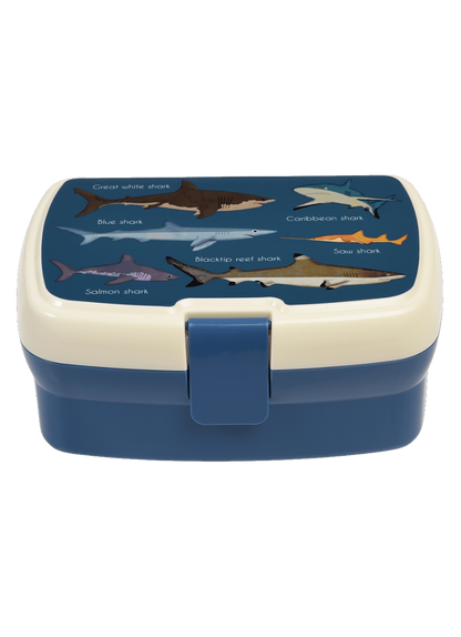 RL Lunch Box w.tray Sharks