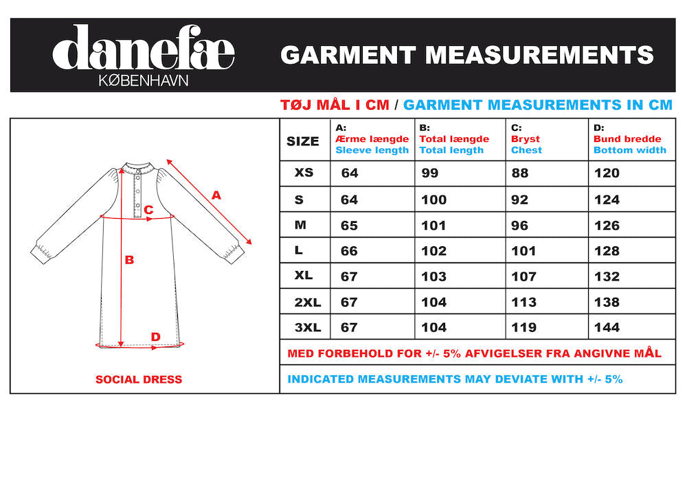 Danesocial Poplin Dress Black/Marine DIAMONDS