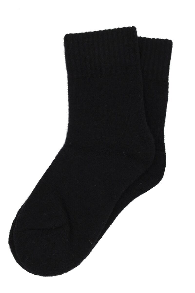 Danish Winter Wool Socks Black