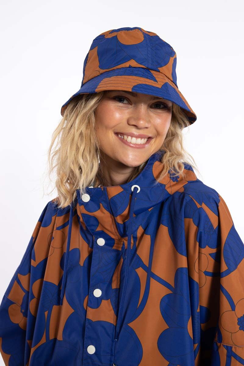 Danebucket Rain Hat Occer/Royal Blue BLOOM BOOM