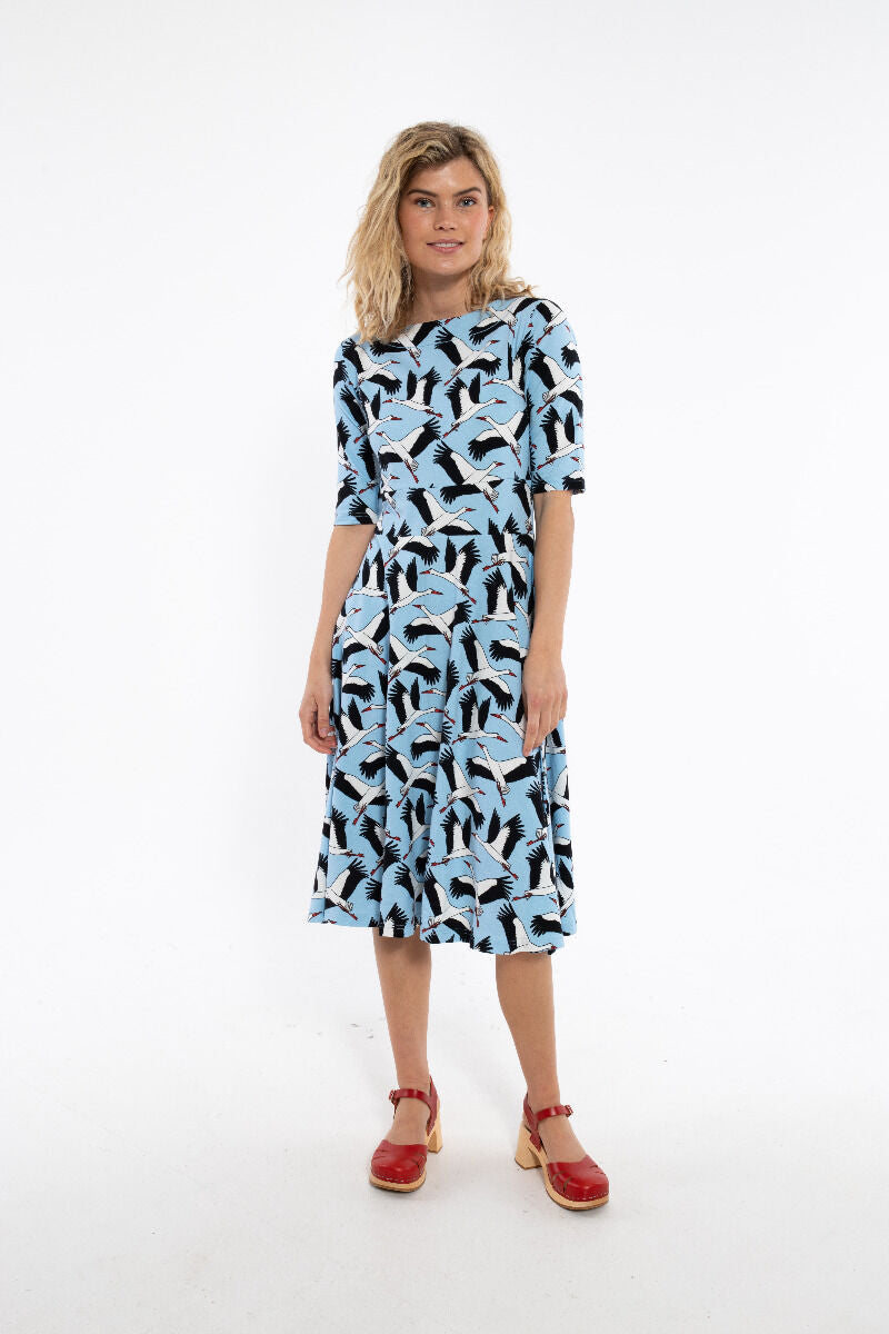 Danecharlotte Cotton Dress Light Blue STORK