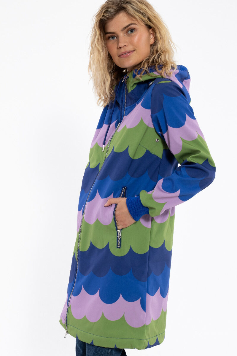 Danejane Softshell Olive/Soft viola PUFFY CLOUDS