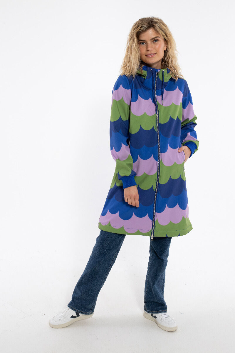 Danejane Softshell Olive/Soft viola PUFFY CLOUDS