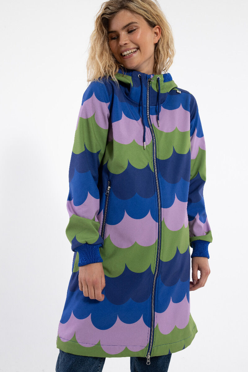Danejane Softshell Olive/Soft viola PUFFY CLOUDS