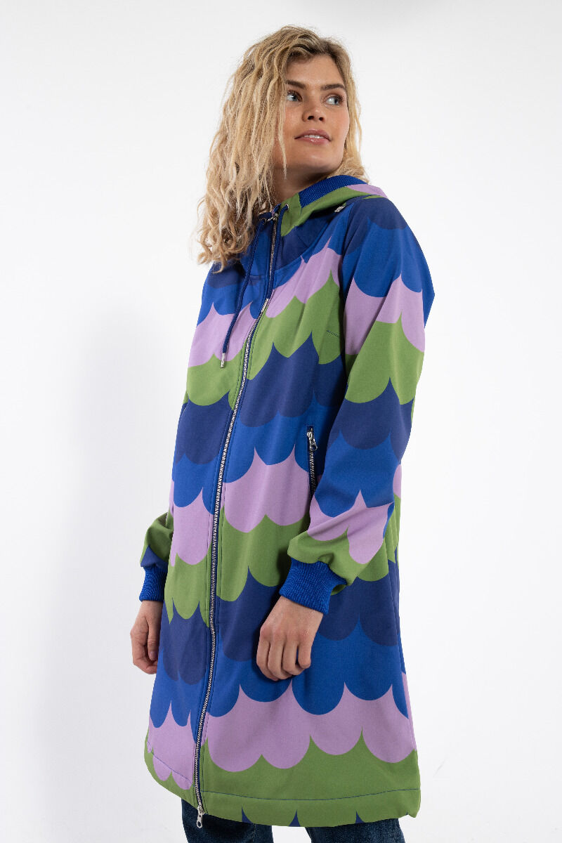 Danejane Softshell Olive/Soft viola PUFFY CLOUDS