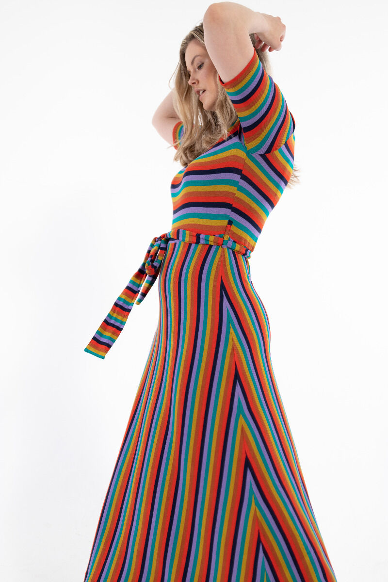 Daneflora Viscose Dress Warmglow