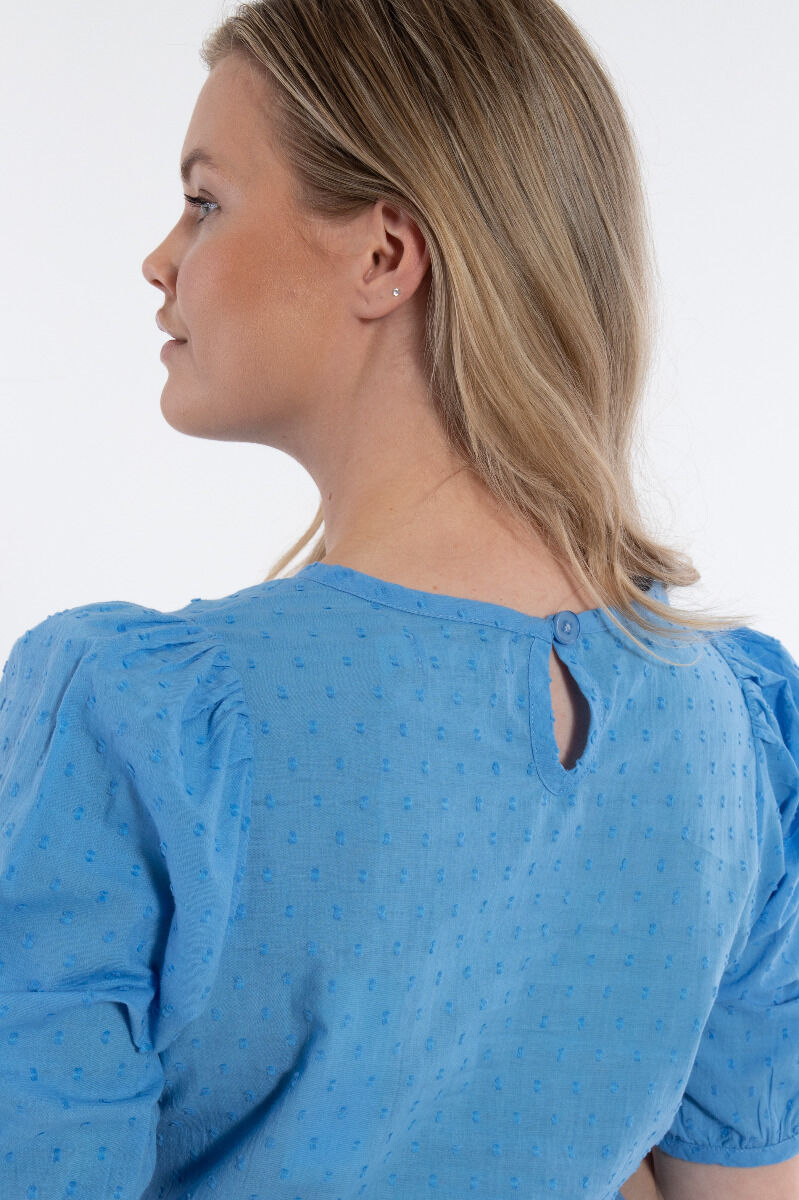 Daneprosecco Cotton Dot Shirt Ice Blue