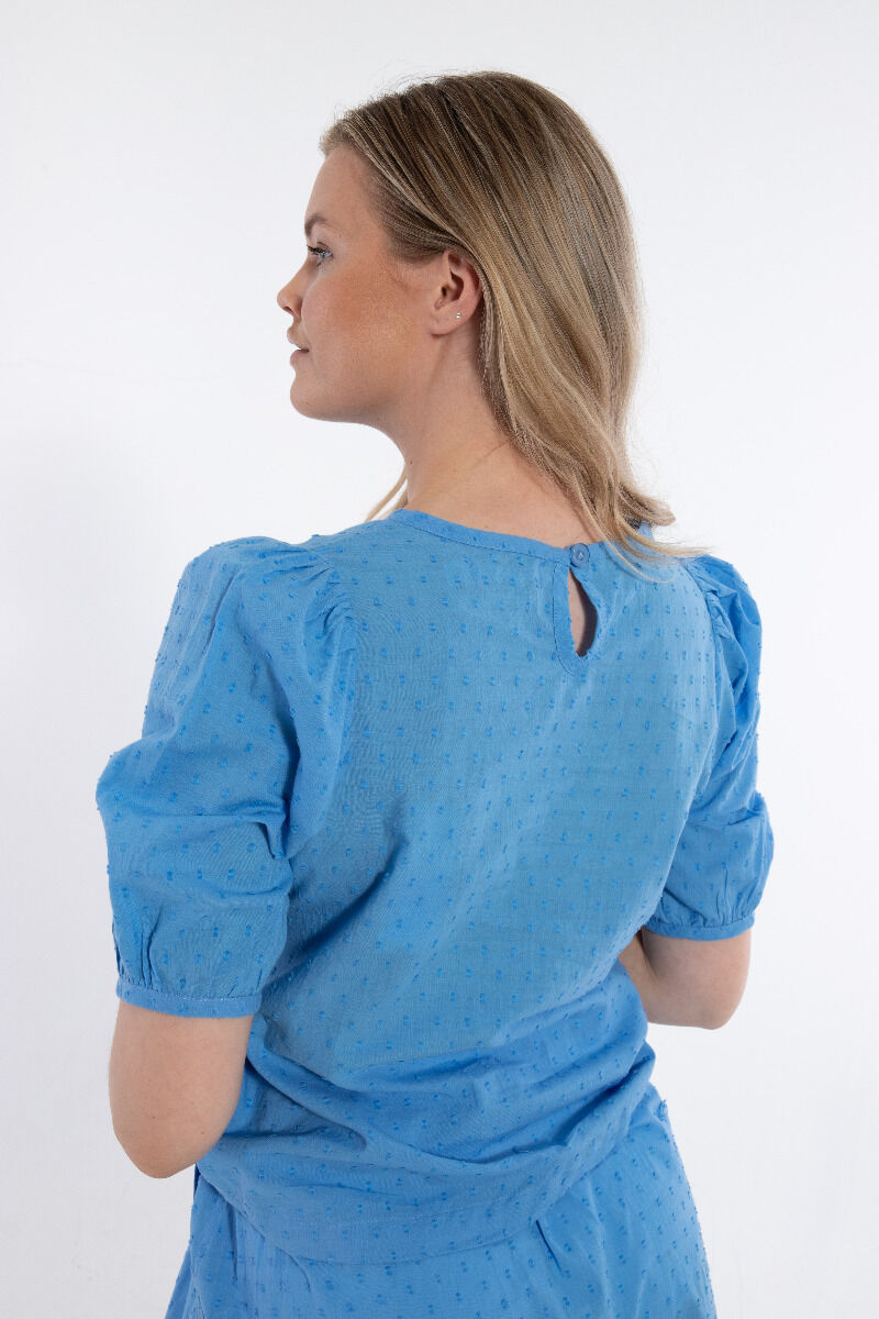 Daneprosecco Cotton Dot Shirt Ice Blue
