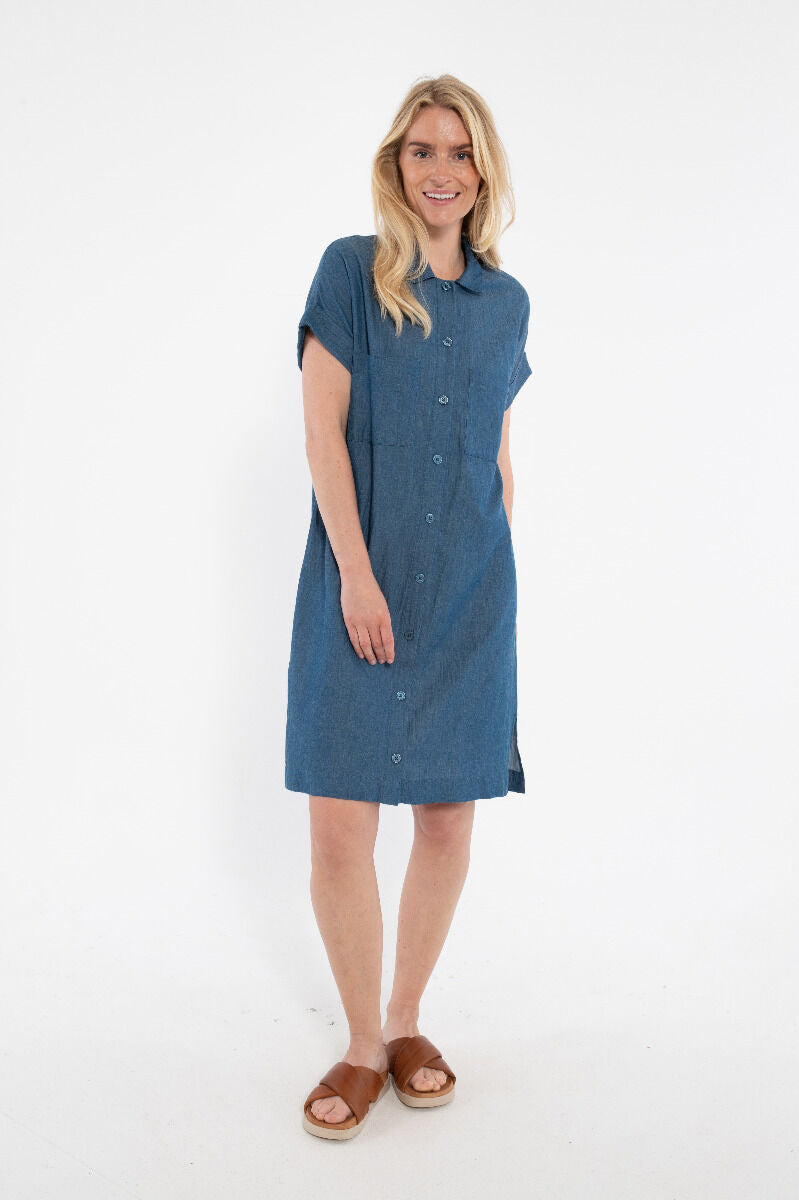 Danerrand Chambrey Dress Dk Indigo