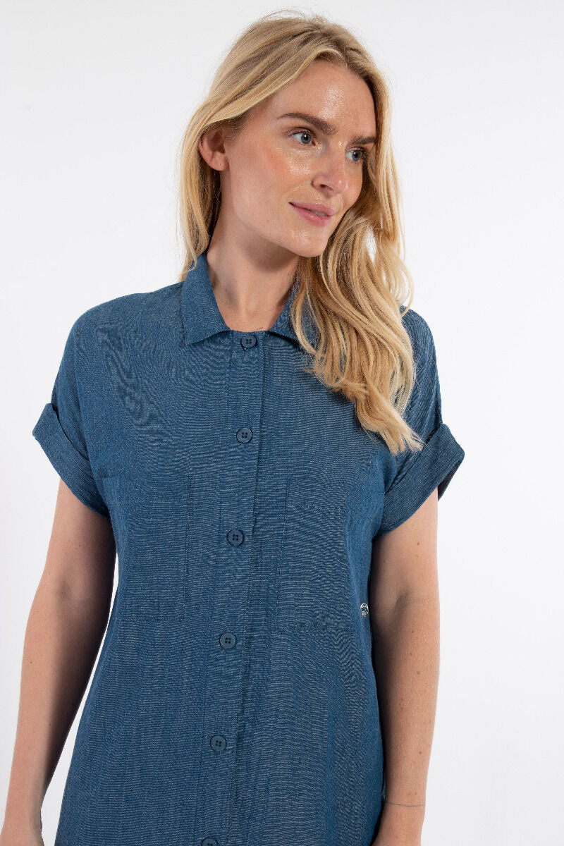 Danerrand Chambrey Dress Dk Indigo