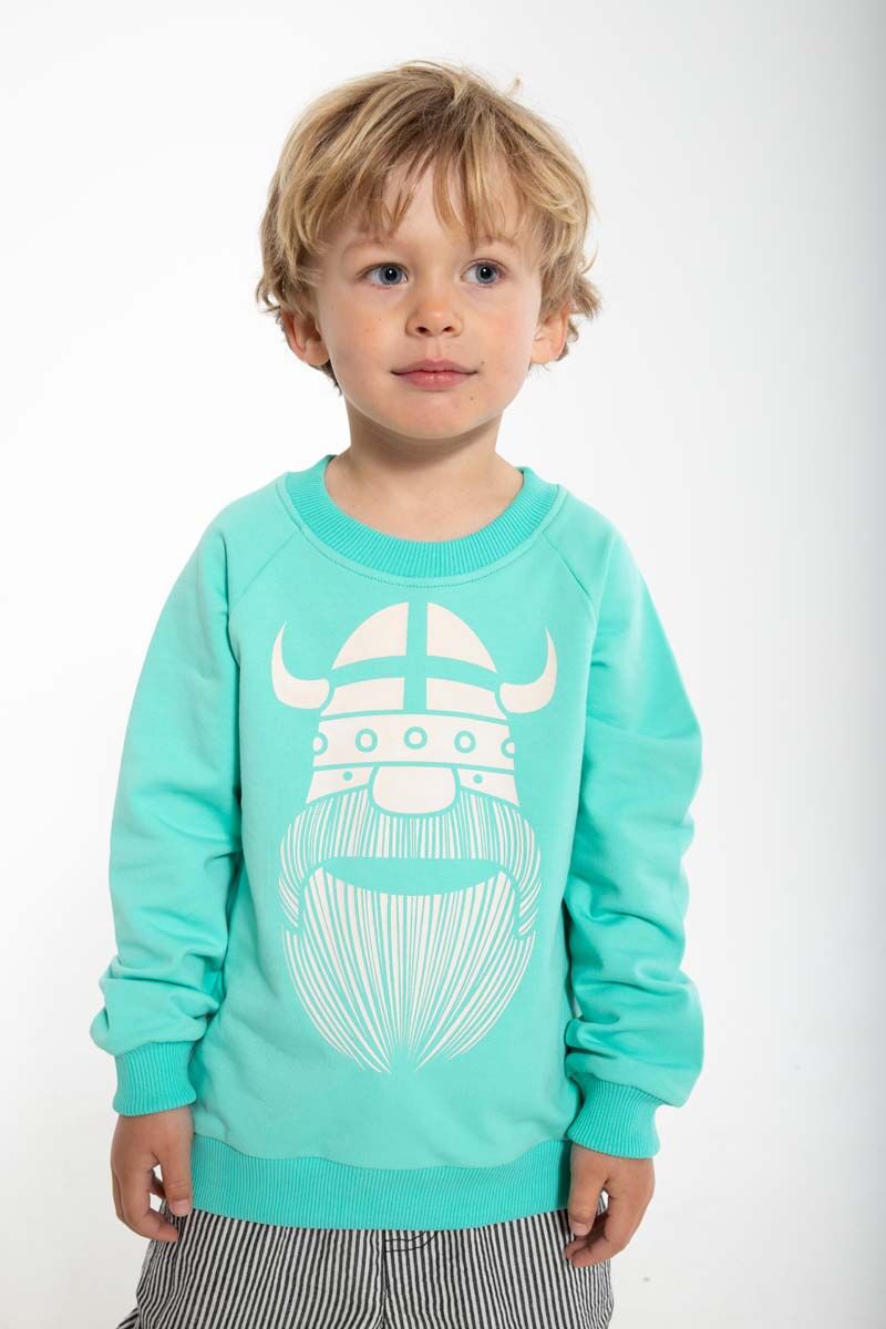 Sweater til børn med viking