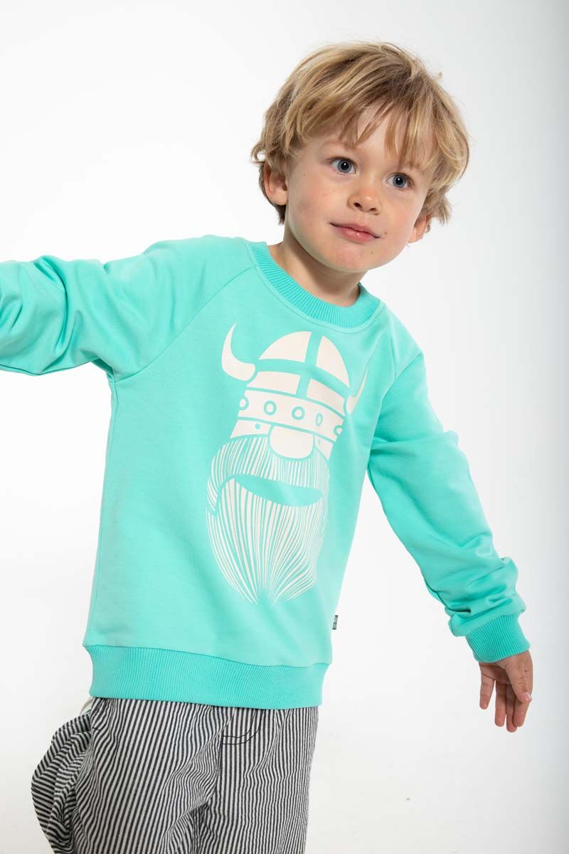 Sweater til børn med viking