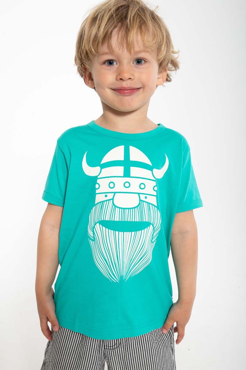 T-shirt til børn med viking