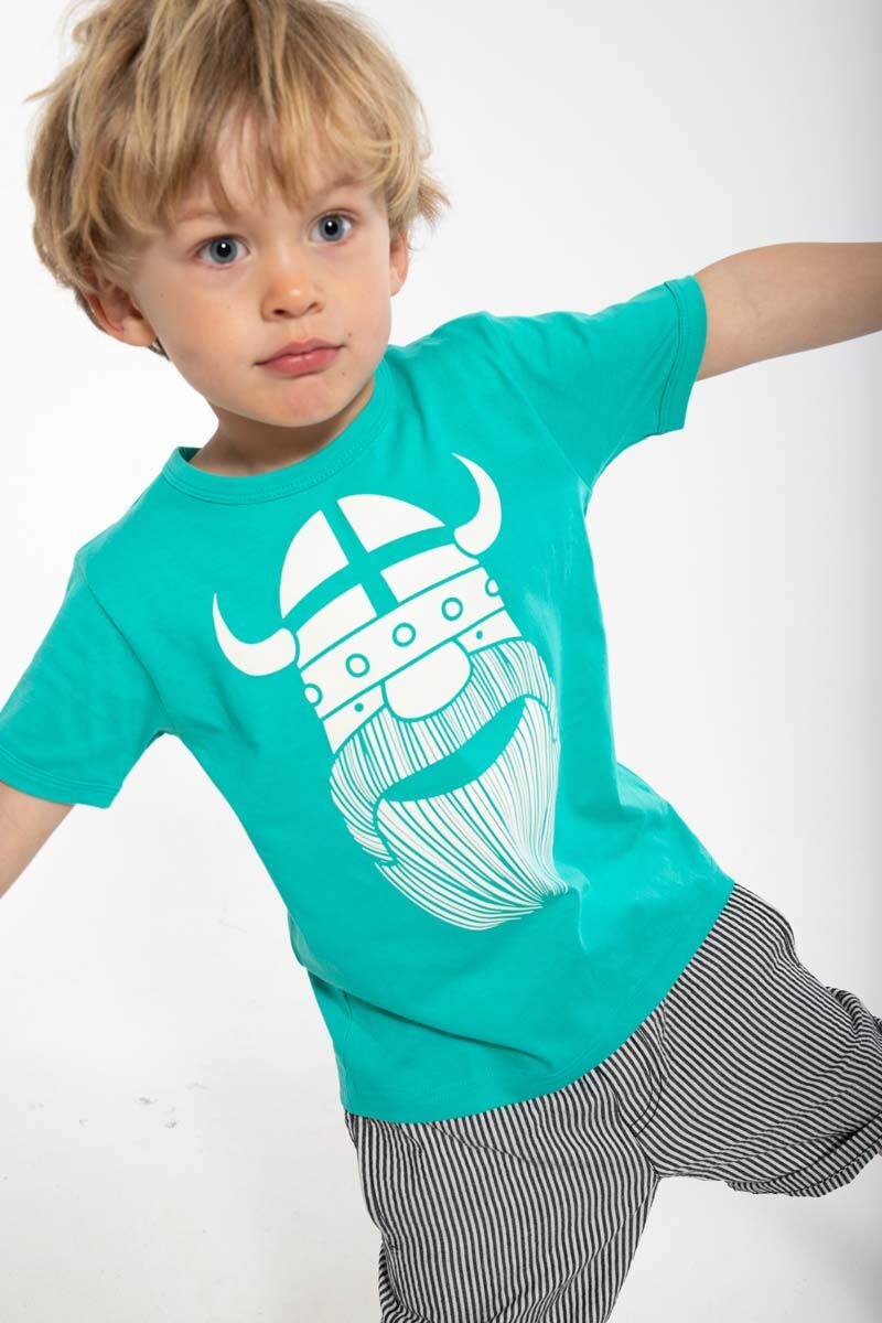 T-shirt til børn med viking