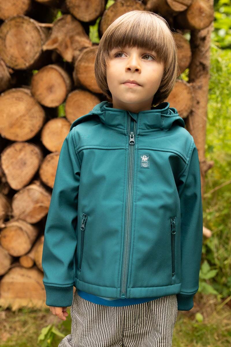 Softshell jakke til børn med viking