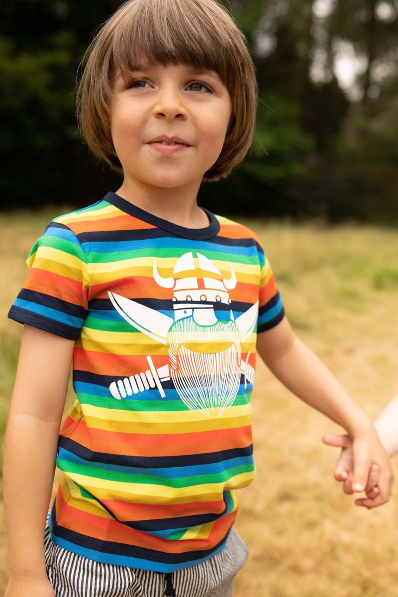 T-shirt til børn med viking