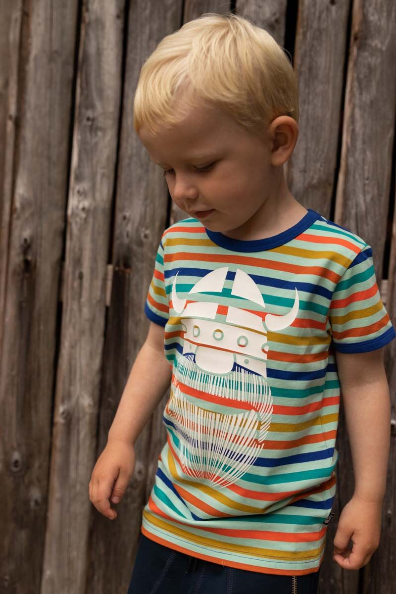 T-shirt til børn med viking