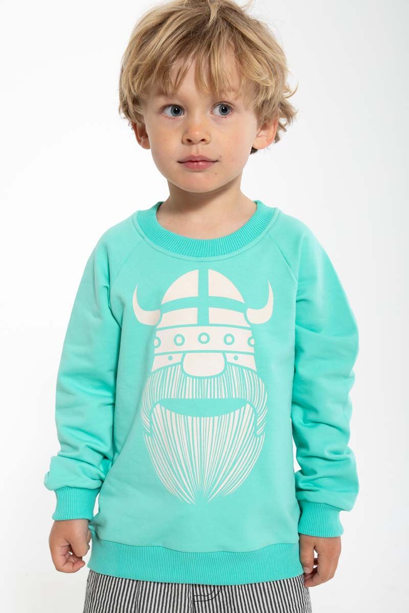 Sweater til børn med viking