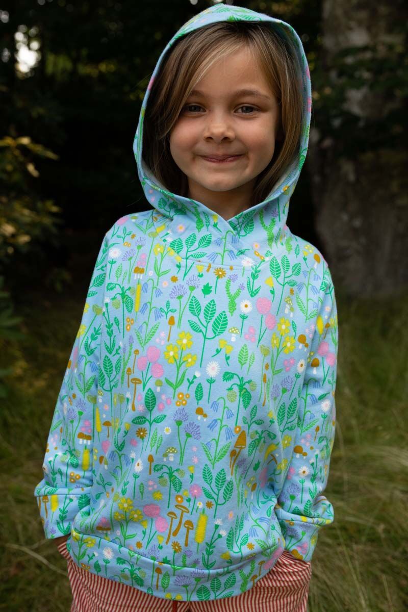 Danebirch Hoodie Light Blue BOTANICAL