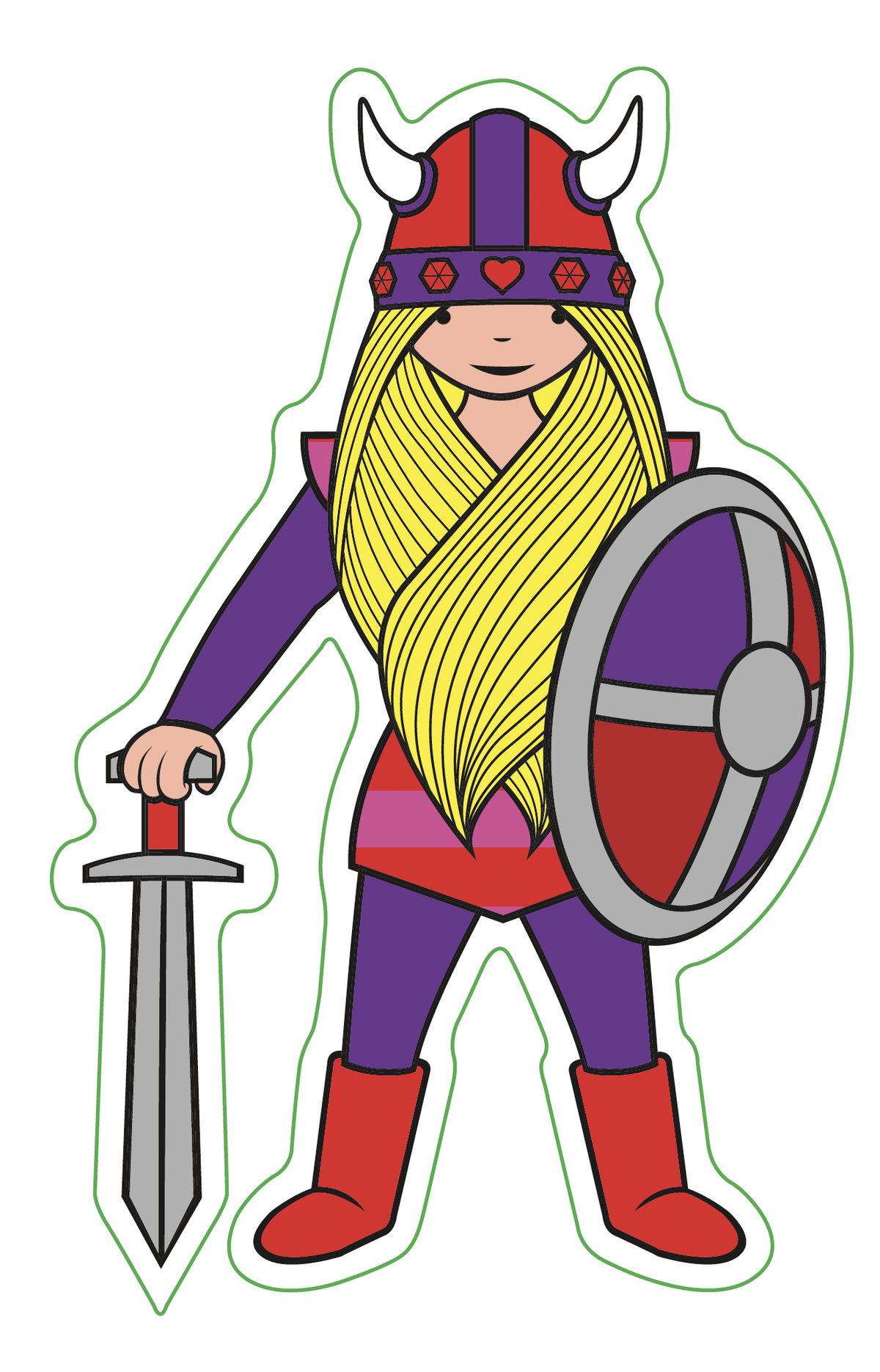 Sticker FREJA DIN VEN