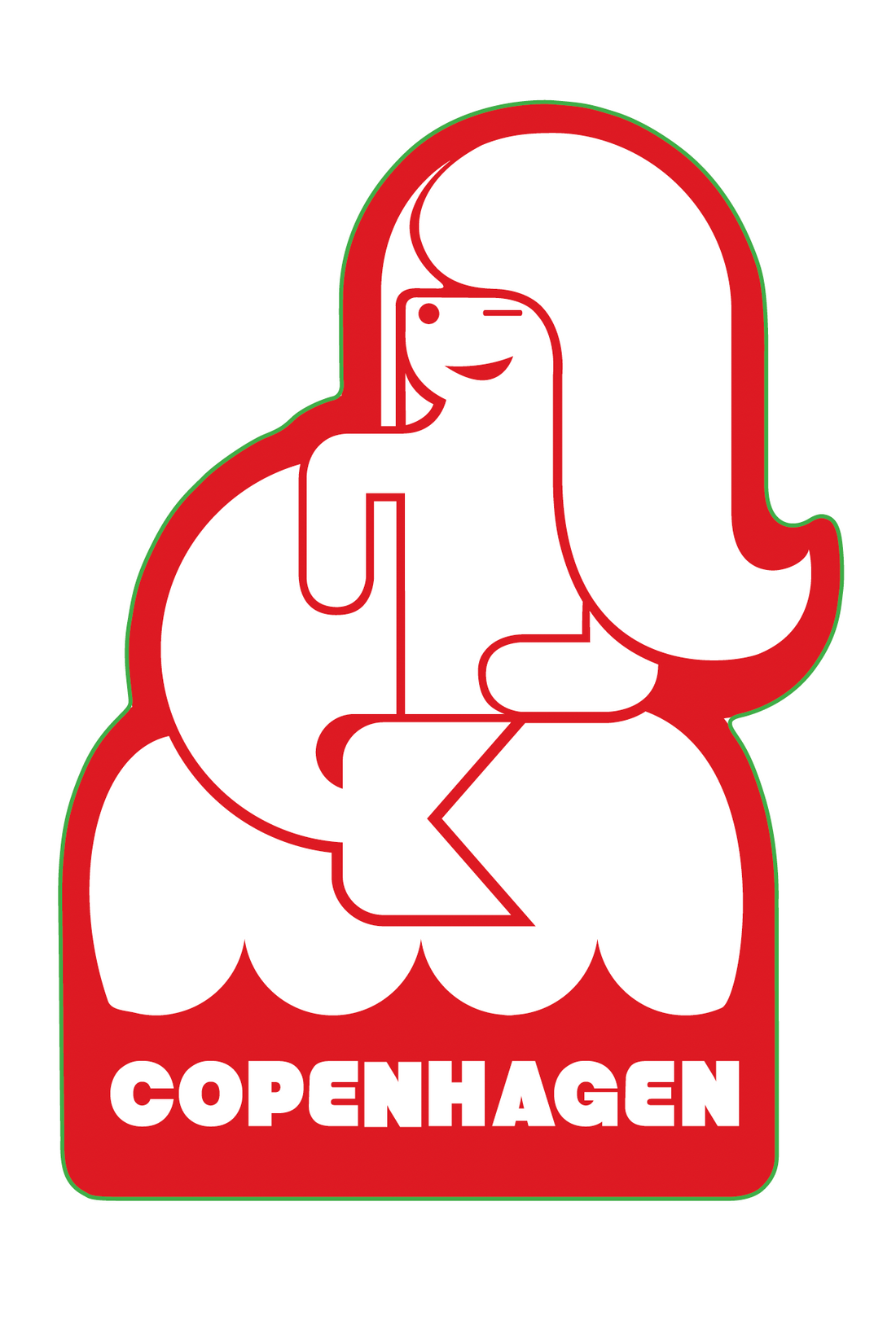 Sticker Mermaid CPH