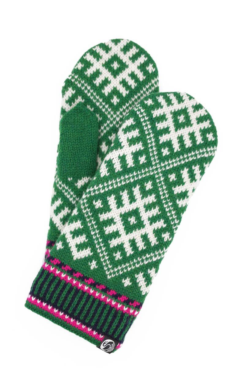 Danesuper Wool Mittens Green