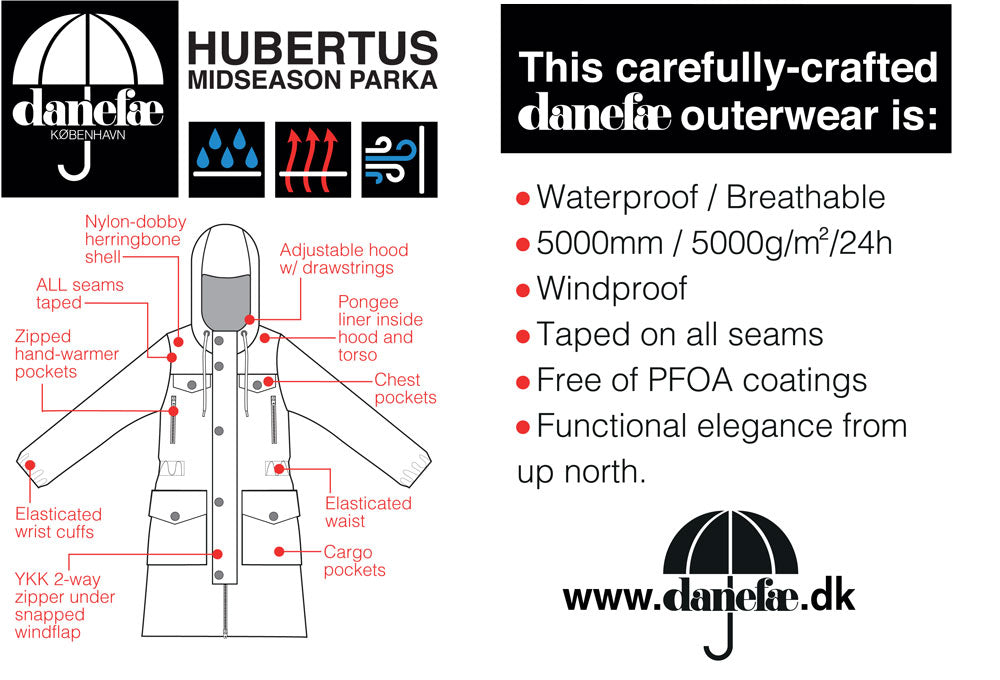 Danehubertus Mids jacket Black