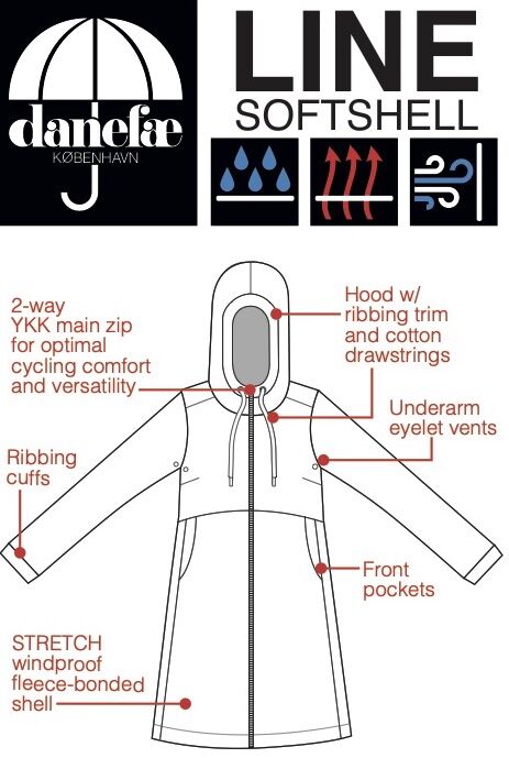 Daneline Softshell Dark Khaki