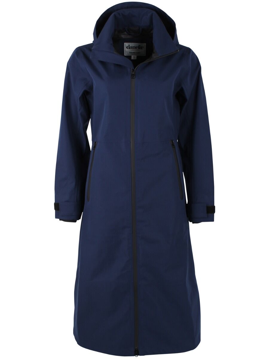 Lang dame regnfrakke