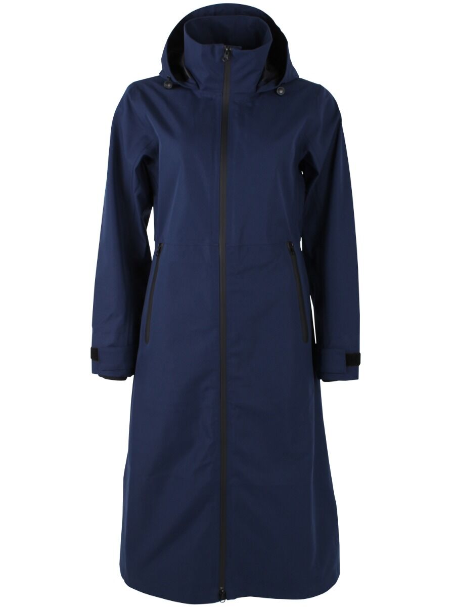 Lang dame regnfrakke