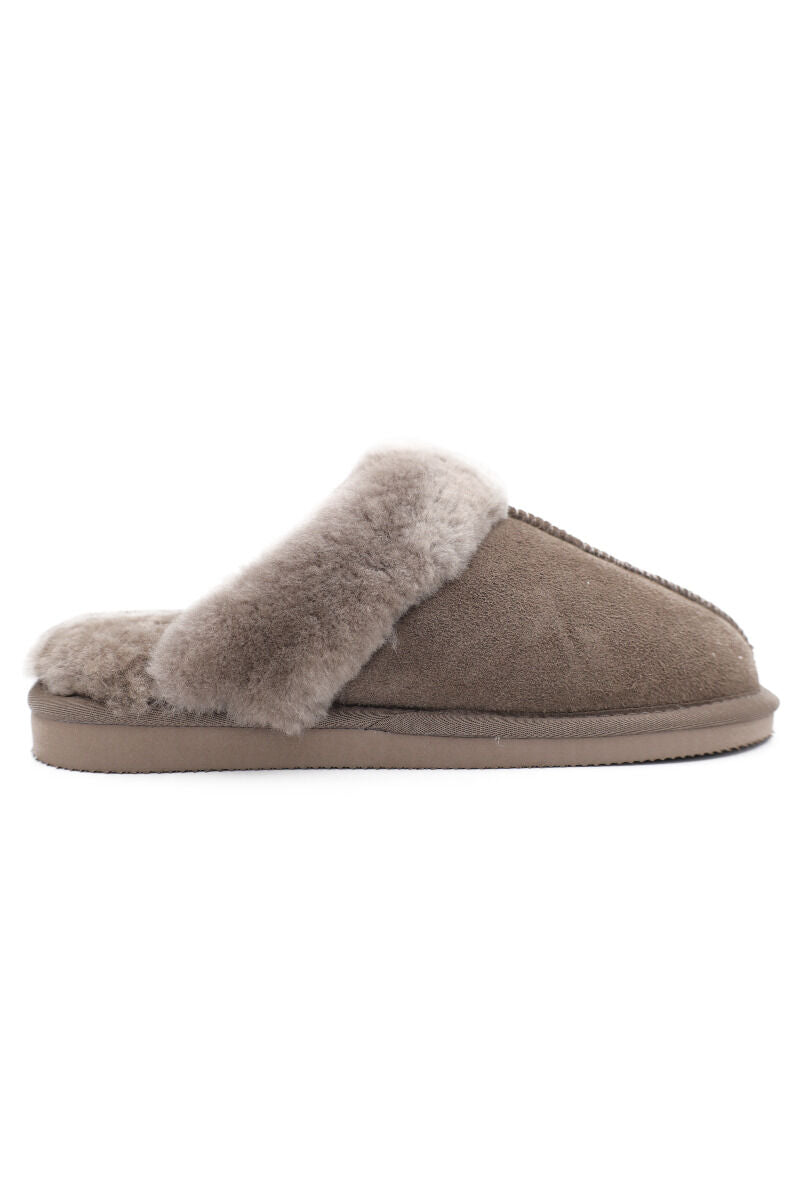 Woollies Slip On Hjemmesko Stone